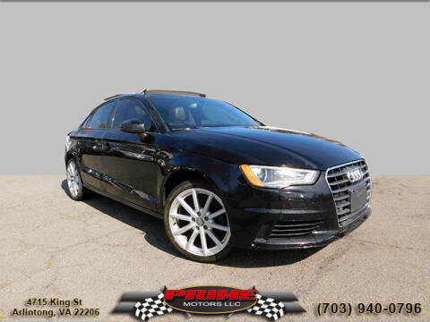 2015 Audi A3 for sale at PRIME MOTORS LLC in Arlington VA