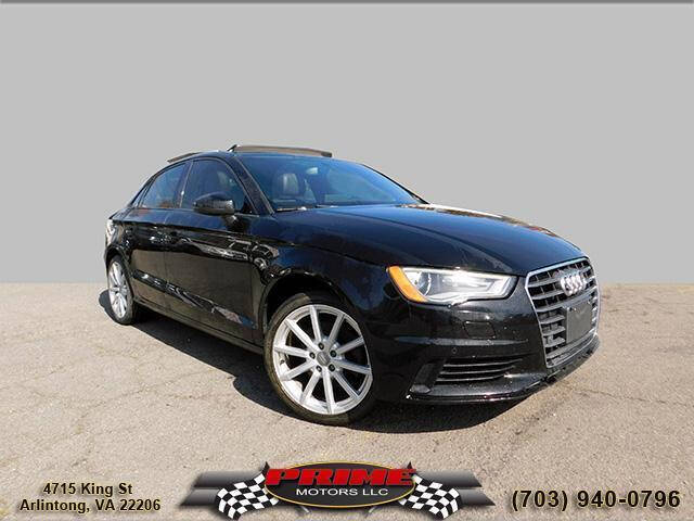 2015 Audi A3 for sale at PRIME MOTORS LLC in Arlington VA