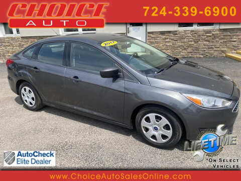 2017 Ford Focus for sale at CHOICE AUTO SALES in Murrysville PA