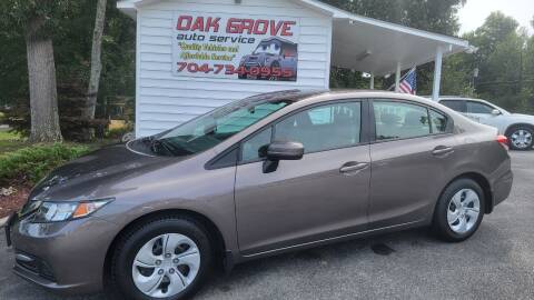 2015 Honda Civic for sale at Oak Grove Auto Sales in Kings Mountain NC
