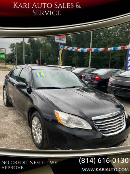 2014 Chrysler 200 for sale at Kari Auto Sales & Service in Erie PA