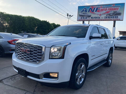 2018 GMC Yukon for sale at ANF AUTO FINANCE in Houston TX