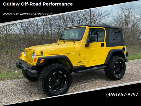 2006 Jeep Wrangler for sale at Outlaw Off-Road Performance in Sherman TX