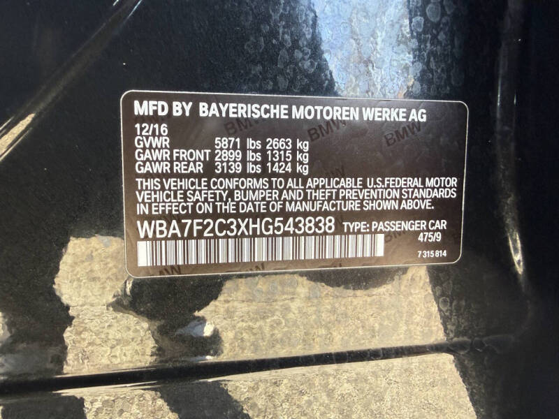 2017 BMW 7 Series ALPINA B7 xDrive