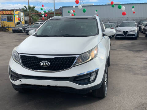 2015 Kia Sportage for sale at Baba's Motorsports, LLC in Phoenix AZ