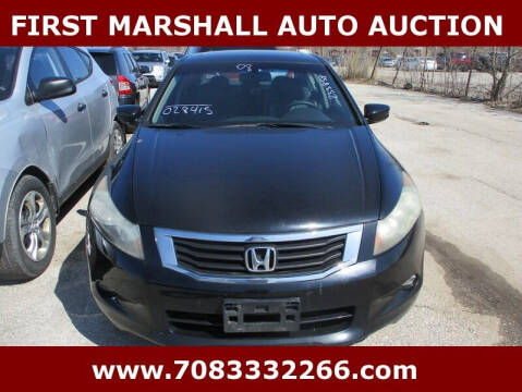 2008 Honda Accord for sale at First Marshall Auto Auction in Harvey IL