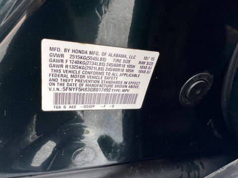 2016 Honda Pilot EX-L w/RES