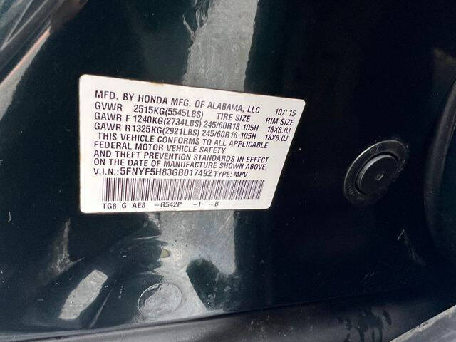 2016 Honda Pilot EX-L w/RES