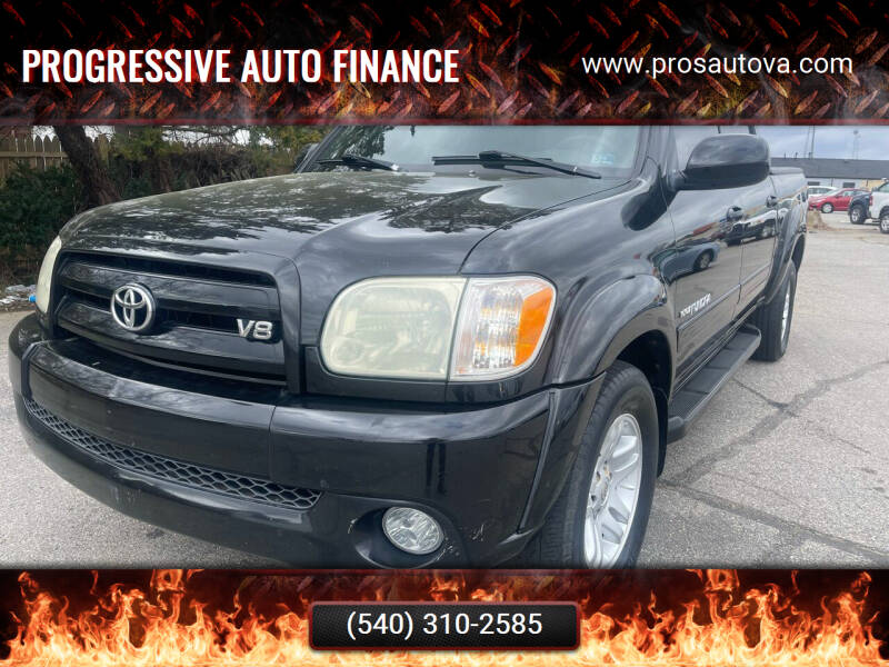 2006 Toyota Tundra for sale at Progressive Auto Finance in Fredericksburg VA