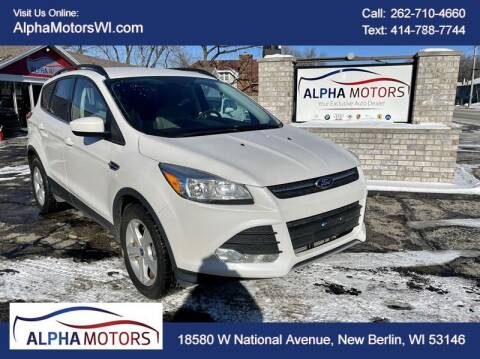 2015 Ford Escape for sale at Alpha Motors in New Berlin WI
