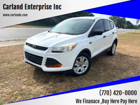 2014 Ford Escape for sale at Carland Enterprise Inc in Marietta GA