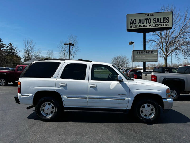 2002 GMC Yukon for sale at AG Auto Sales in Ontario NY