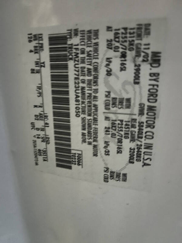 2003 Ford Explorer Sport Trac XLT