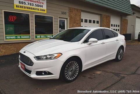 2016 Ford Fusion for sale at Beresford Automotive in Beresford SD