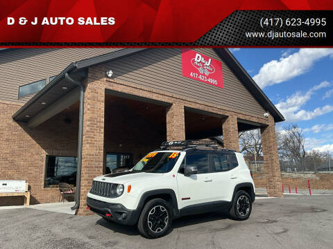 2015 Jeep Renegade for sale at D & J AUTO SALES in Joplin MO