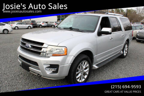 2016 Ford Expedition EL for sale at Josie's Auto Sales in Gilbertsville PA