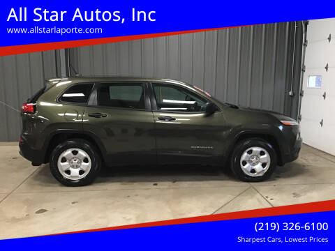 2015 Jeep Cherokee for sale at All Star Autos, Inc in La Porte IN