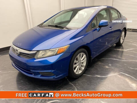 2012 Honda Civic for sale at Becks Auto Group in Mason OH