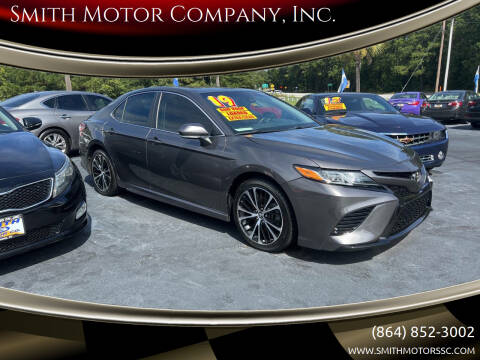 2019 Toyota Camry for sale at Smith Motor Company, Inc. in Mc Cormick SC