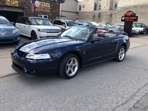 2001 Ford Mustang SVT Cobra for sale at STEEL TOWN PRE OWNED AUTO SALES in Weirton WV