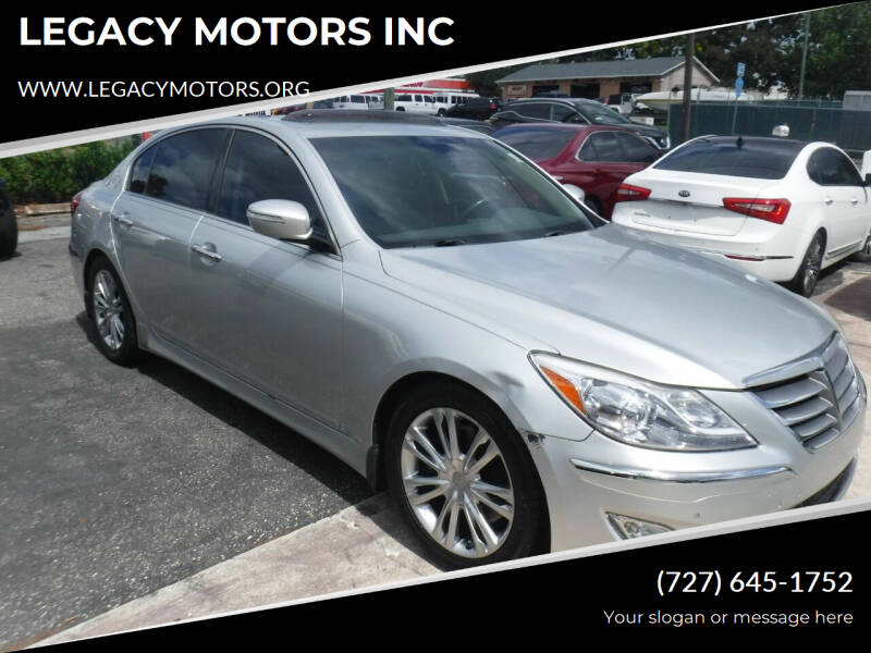 2013 Hyundai Genesis for sale at LEGACY MOTORS INC in New Port Richey FL