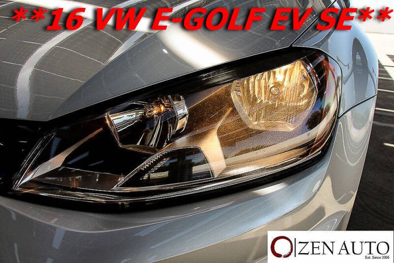 2016 Volkswagen e-Golf SE
