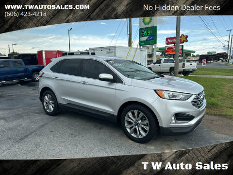 2019 Ford Edge for sale at T W Auto Sales in Science Hill KY