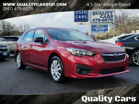 2018 Subaru Impreza for sale at Quality Cars in Grants Pass OR