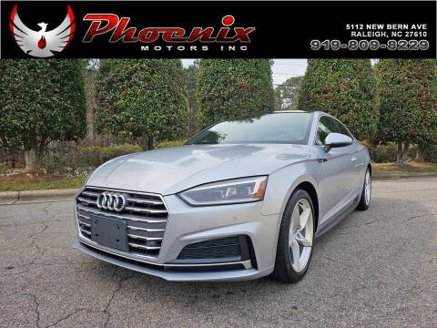 2018 Audi A5 for sale at Phoenix Motors Inc in Raleigh NC