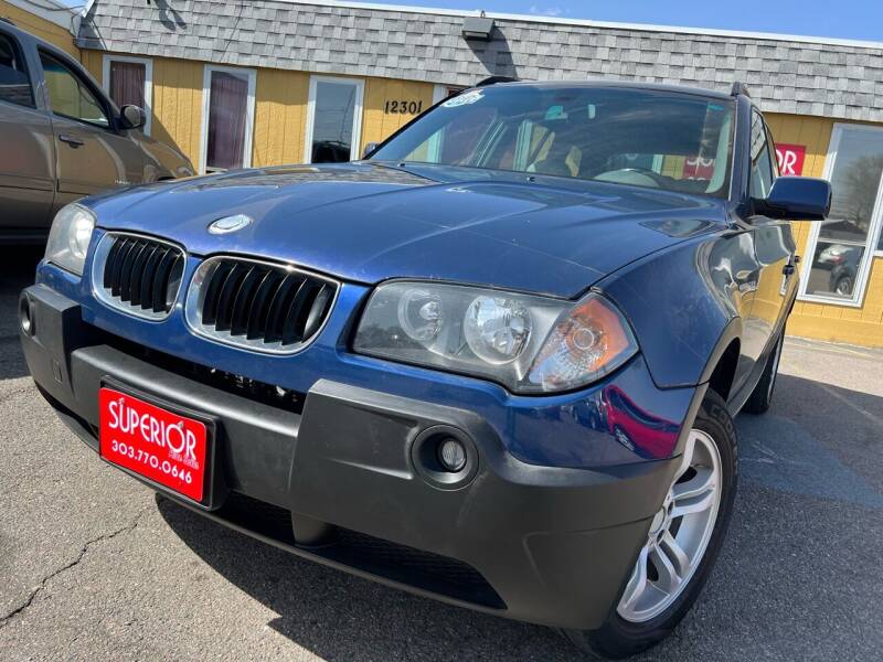 2004 BMW X3 for sale at Superior Auto Sales, LLC in Wheat Ridge CO