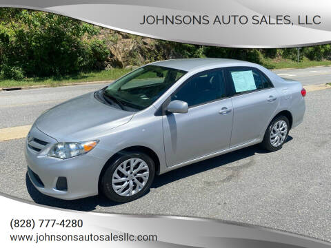 2012 Toyota Corolla for sale at Johnsons Auto Sales, LLC in Marshall NC