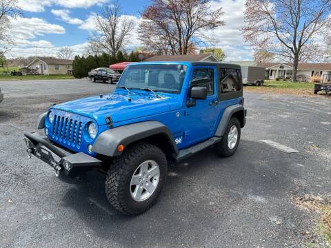 2015 Jeep Wrangler for sale at Myers Used Cars in Harrisburg IL