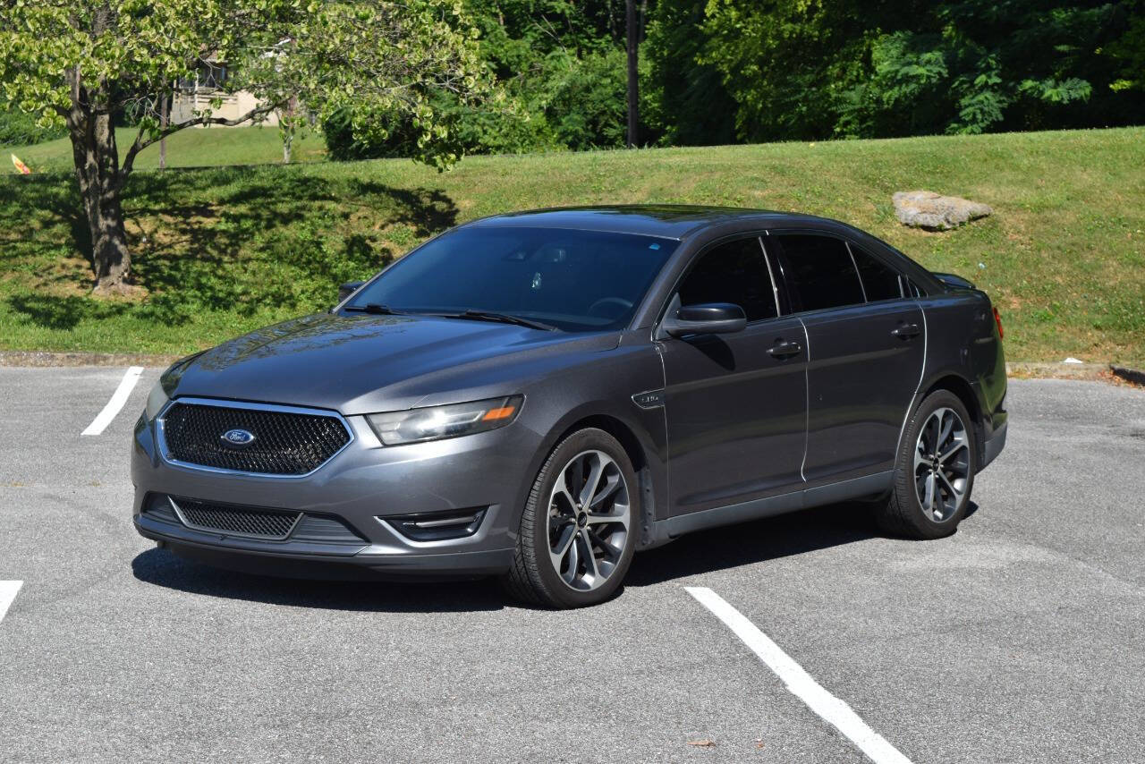 Gray 2014 Ford Taurus SHO AWD SHO 4dr Sedan 2