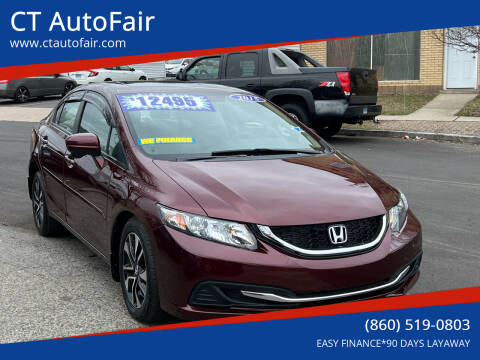 2015 Honda Civic for sale at CT AutoFair in West Hartford CT