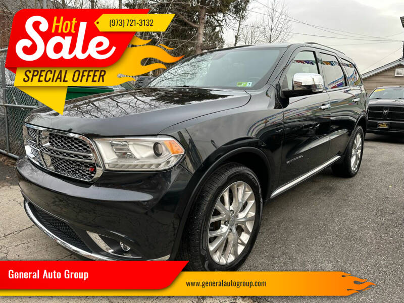 2015 Dodge Durango for sale at General Auto Group in Irvington NJ