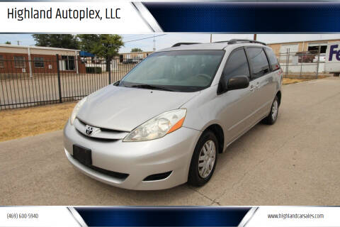 2008 Toyota Sienna for sale at Highland Autoplex, LLC in Dallas TX