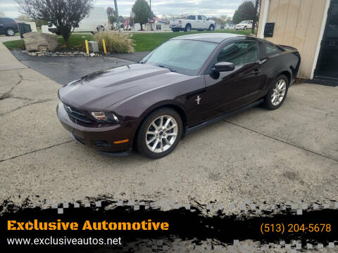 2011 Ford Mustang for sale at Exclusive Automotive in West Chester OH