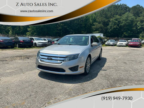 2012 Ford Fusion for sale at Z Auto Sales Inc. in Rocky Mount NC