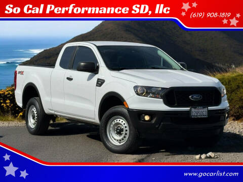 2021 Ford Ranger for sale at So Cal Performance SD, llc in San Diego CA