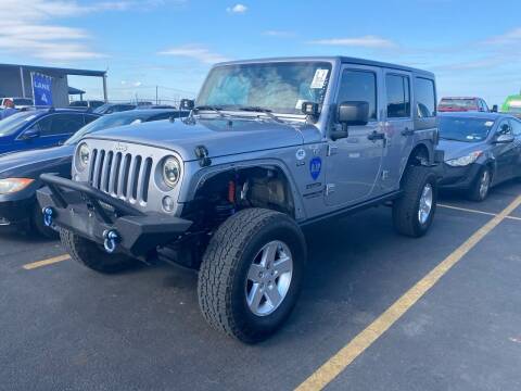 2014 Jeep Wrangler Unlimited for sale at Texas Luxury Auto in Houston TX