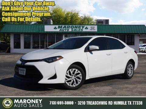 2018 Toyota Corolla for sale at Maroney Auto Sales in Humble TX