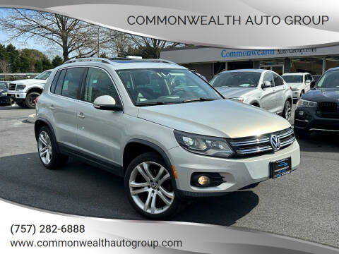 2012 Volkswagen Tiguan for sale at Commonwealth Auto Group in Virginia Beach VA