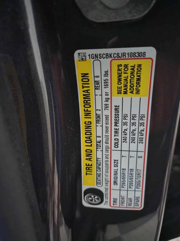 2018 Chevrolet Tahoe LT