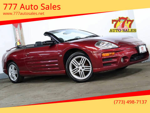2003 Mitsubishi Eclipse Spyder for sale at 777 Auto Sales in Bedford Park IL