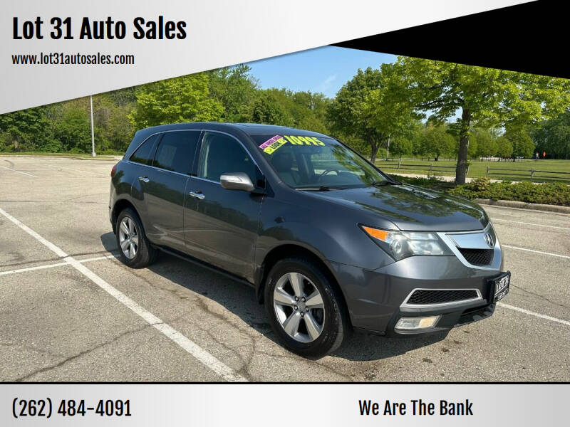 2011 Acura MDX for sale at Lot 31 Auto Sales in Kenosha WI