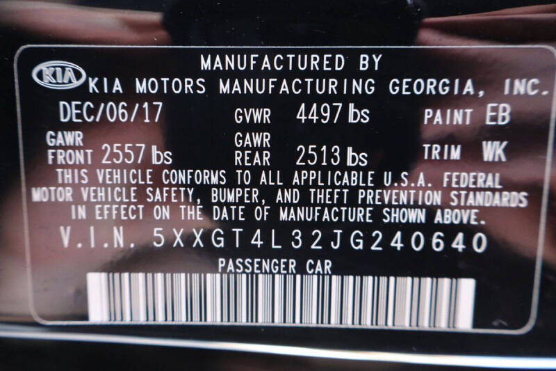 2018 Kia Optima S