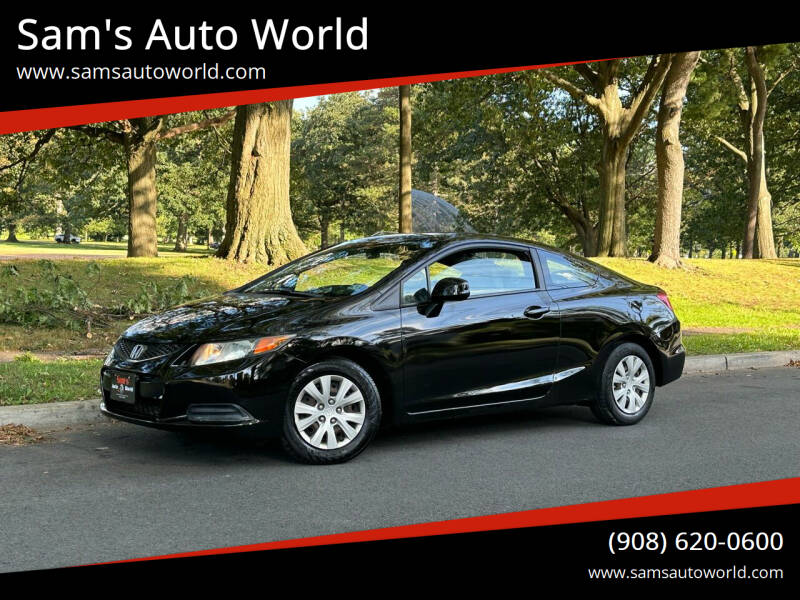2012 Honda Civic for sale at Sam's Auto World in Roselle NJ