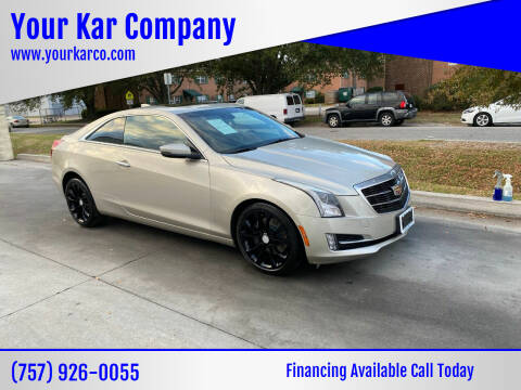 2015 Cadillac ATS for sale at Your Kar Company in Norfolk VA