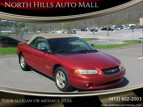 1999 Chrysler Sebring for sale at North Hills Auto Mall in Pittsburgh PA