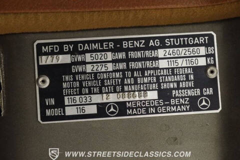 1979 Mercedes-Benz 450-Class